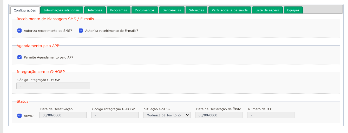 FotomenuConfigurações